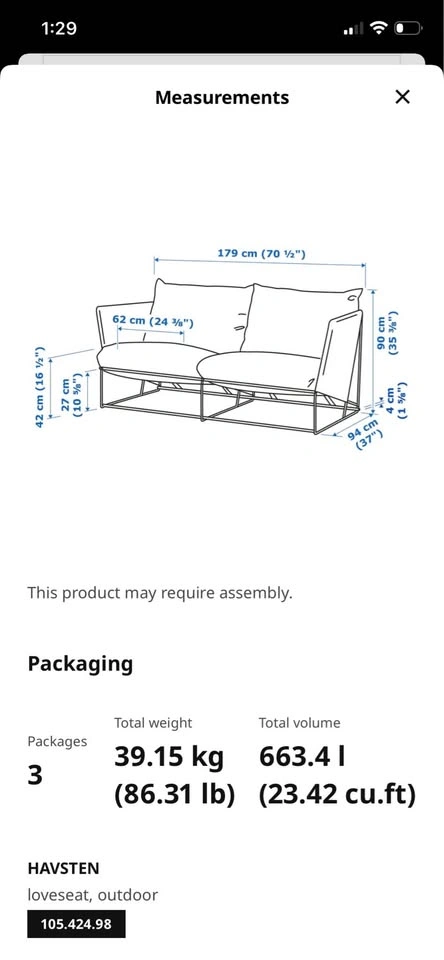 Havsten Loveseat - photo 3