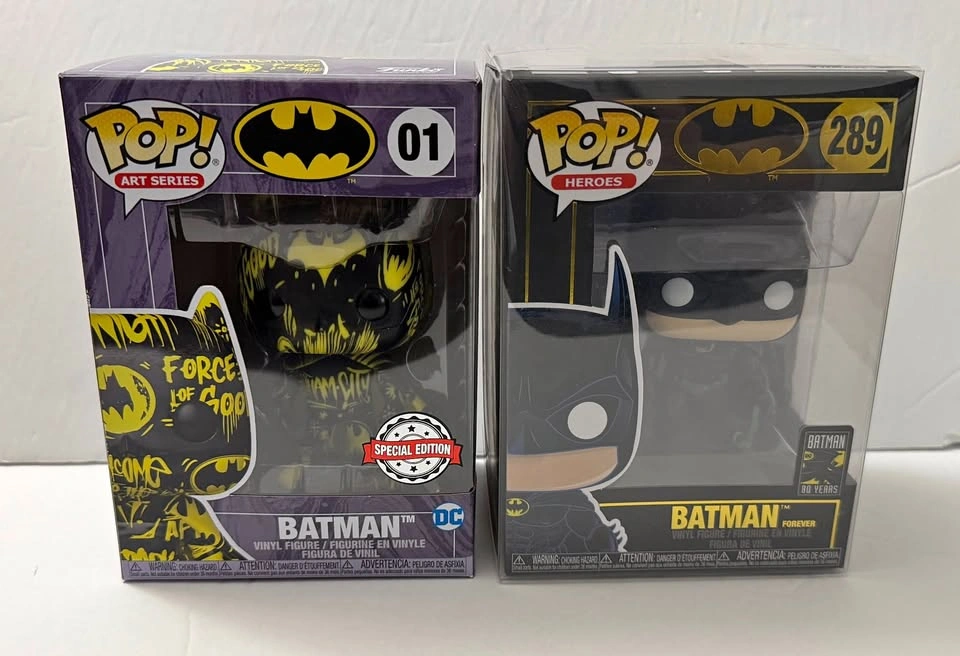 Funko Pop Batman Lot of 2: Art Series #01 & Batman Forever #289