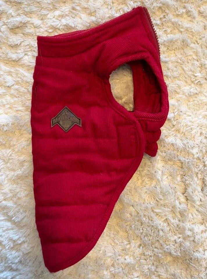 Red dog coat size small - photo 3