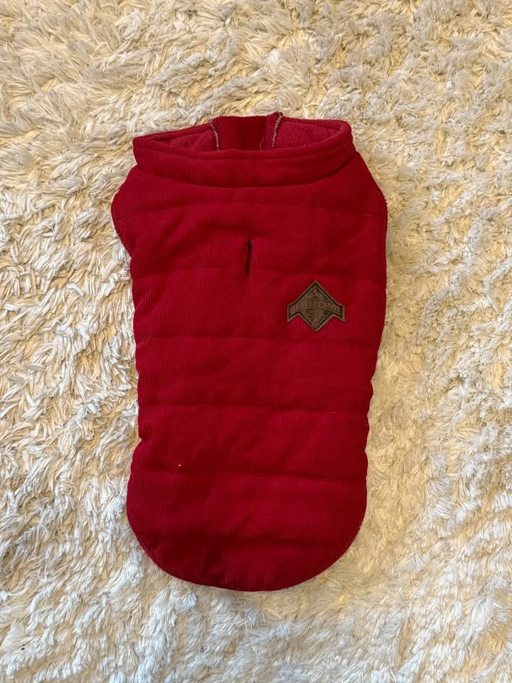 Red dog coat size small - photo 5