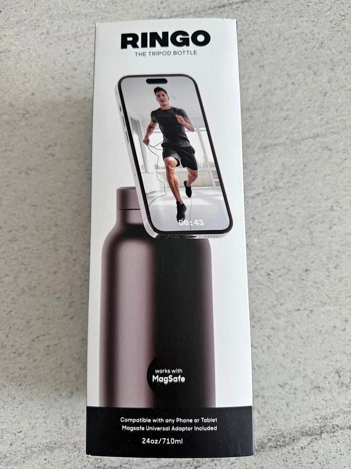 Ringo MagSafe Water Bottle + Magnetic Booster Ring