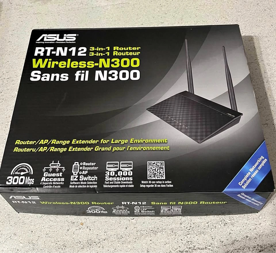 Asus 3-in-1 wireless N300 router