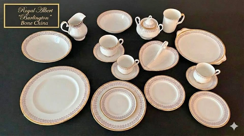 Royal Albert Burlington Bone China - 8 Place Setting