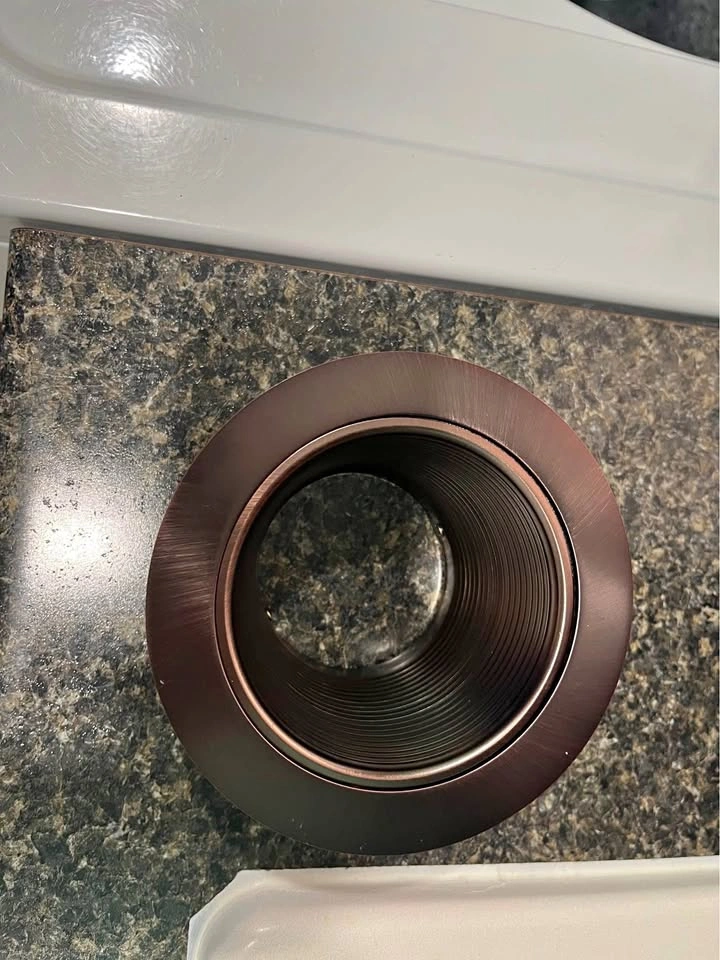 6x 4" Halo Tuscan Bronze Pot Light Trim