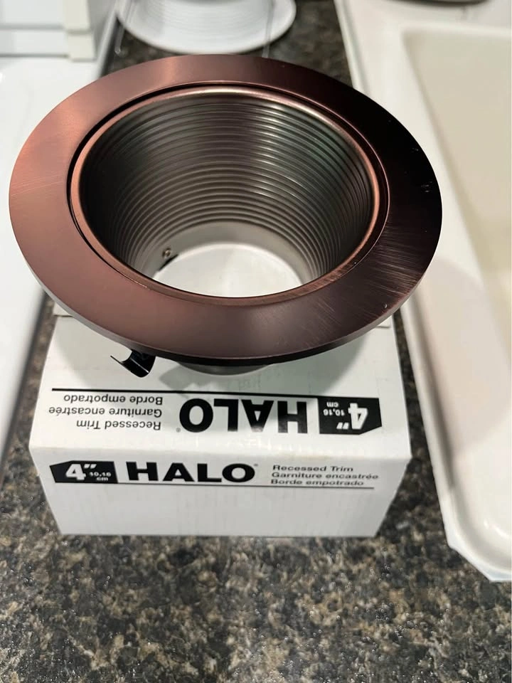 6x 4" Halo Tuscan Bronze Pot Light Trim - photo 3