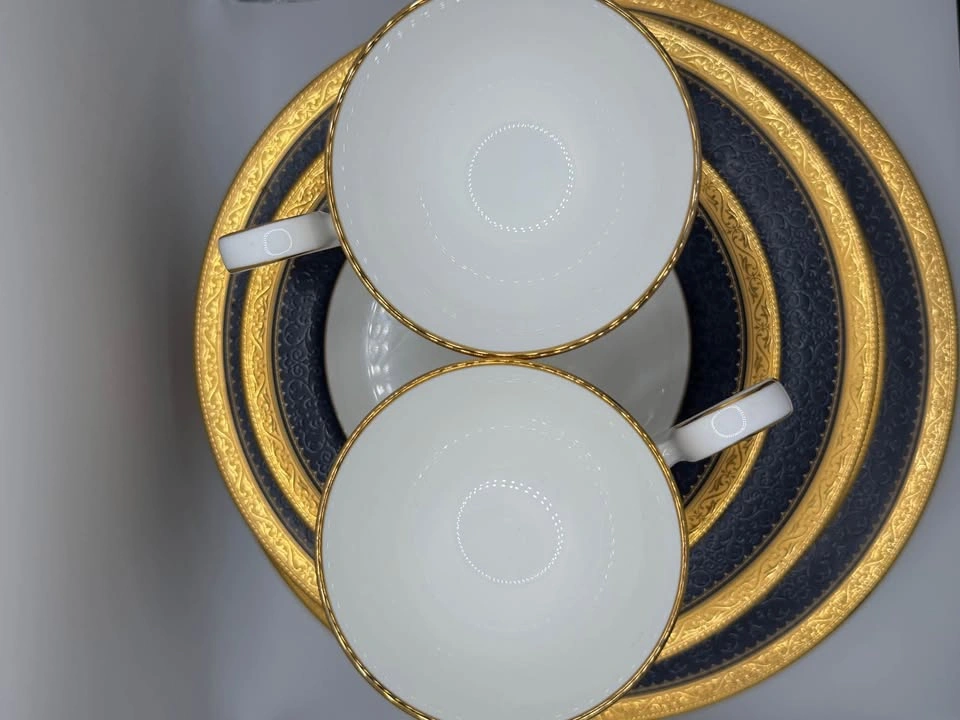 Noritake Odessa Cobalt Gold 10 Piece China Set - photo 3