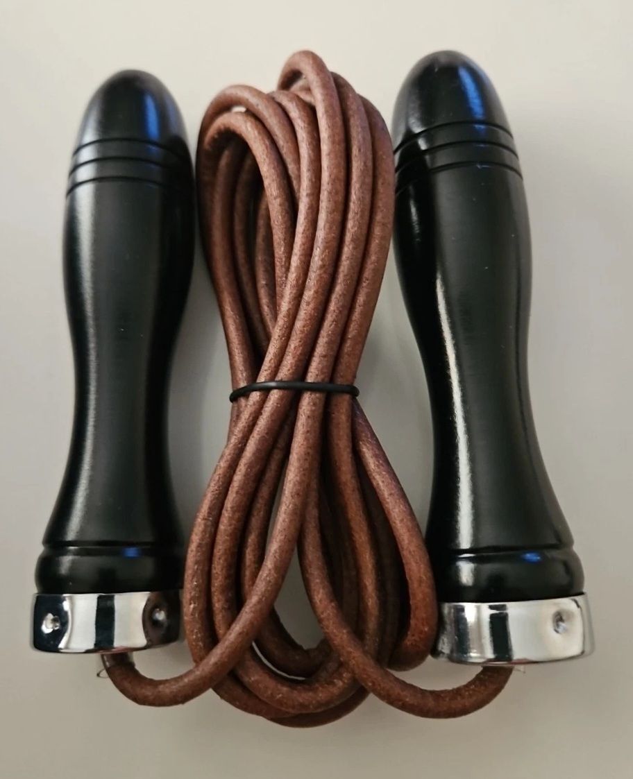 Fitness Gear 9ft Leather Speed Jump Rope