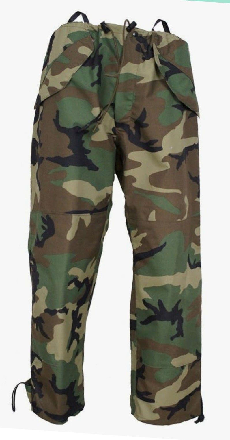 GORE TEX Camouflage Fatigue Pants - Size Small