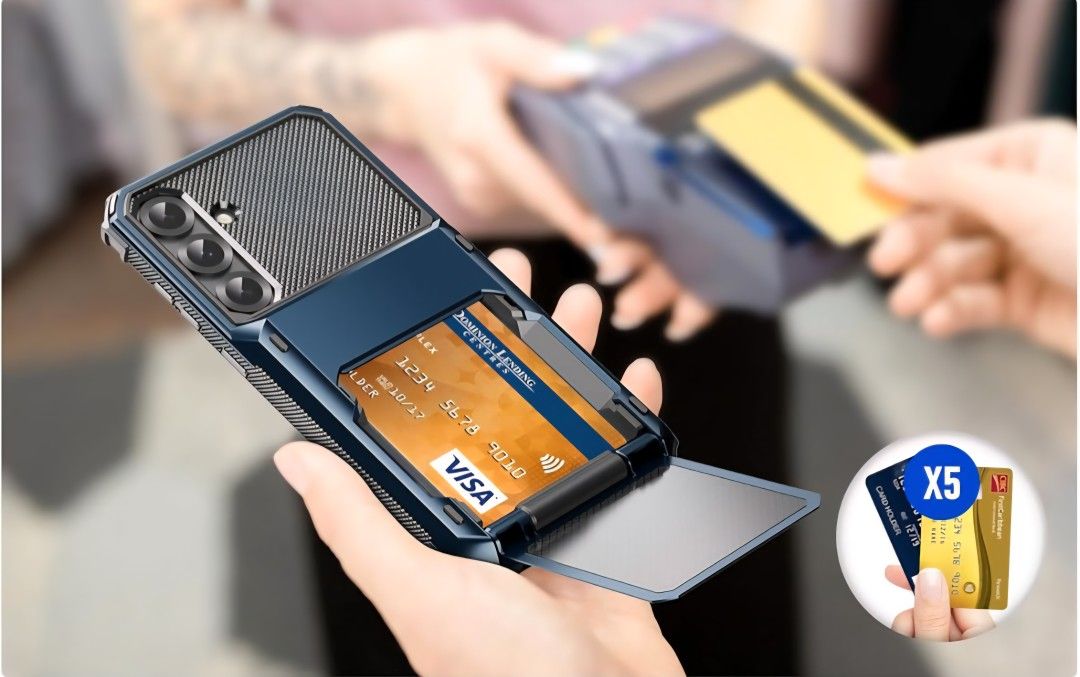 Samsung S24 Plus Wallet Case - Navy Blue - photo 4