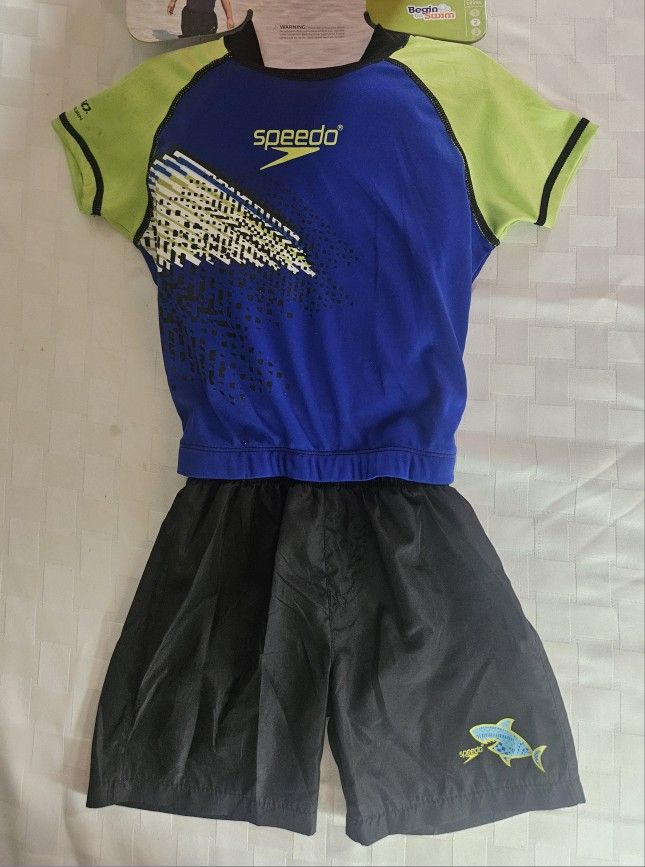 NEW Speedo Kids UV 50 2-Piece Flotation Suit S/M