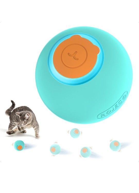 ROJECO Interactive Cat Ball Toy with 3 Modes