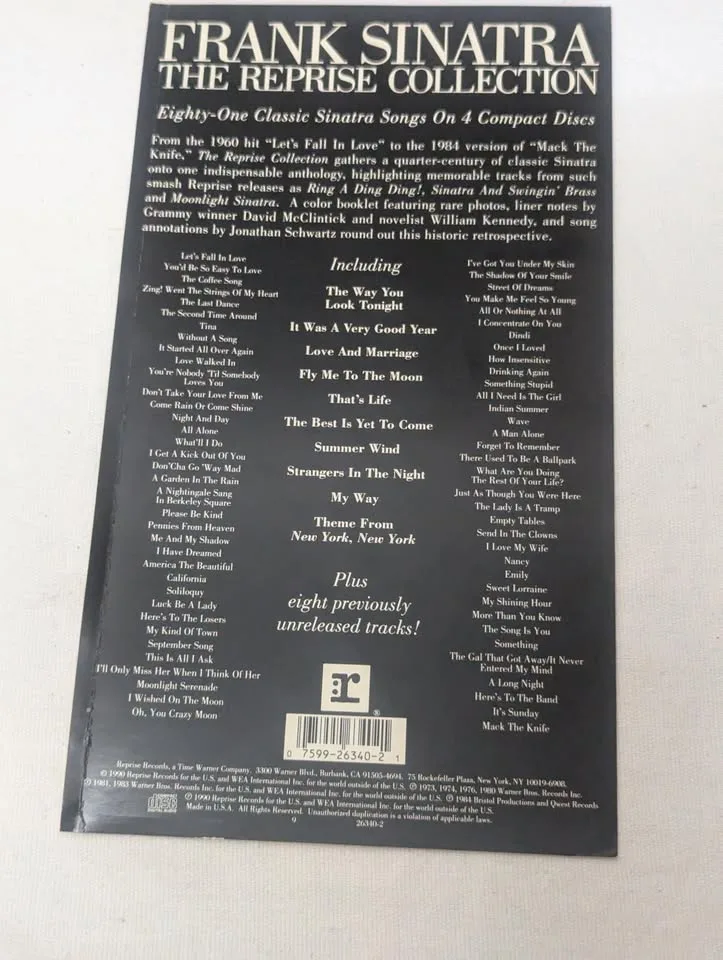 FRANK SINATRA - THE REPRISE 4-CDCOLLECTION image indicator(9)