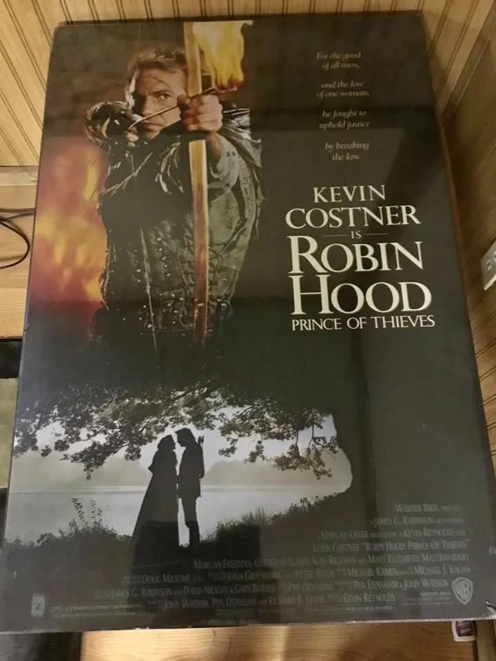 KEVIN COSTNER ROBIN HOOD DRY MOUNTED, SEALED POSTER thumbnail