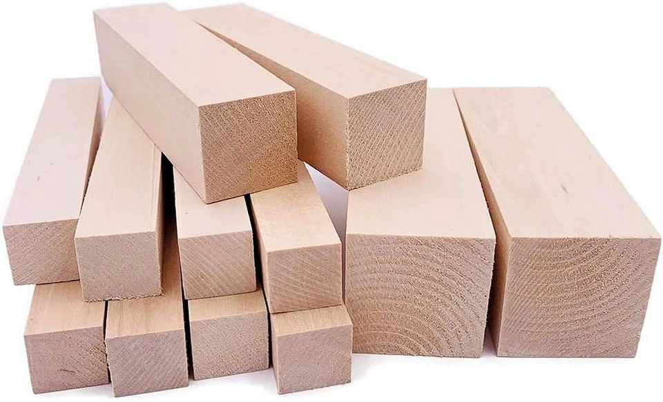 12 Pcs Basswood Carving Blocks - Brand New
