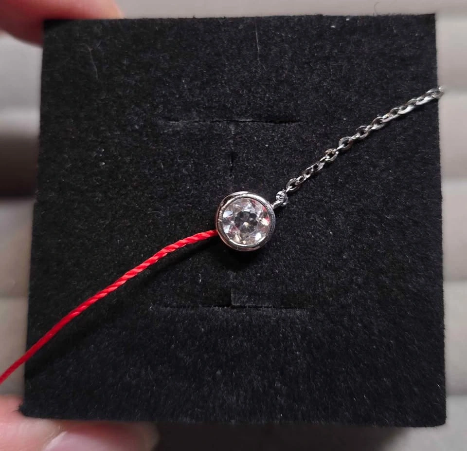 New Moissanite 1 carat Sterling Silver bracelet - photo 2