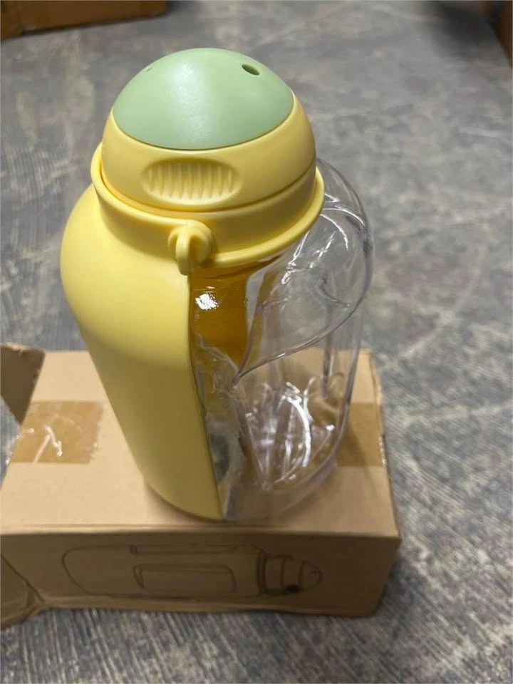 New Portable Pet Water Bottle Yellow & Teal - photo 5