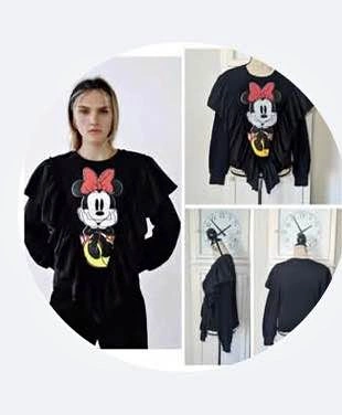 Zara Disney Minnie Mouse Sweatshirt Size S