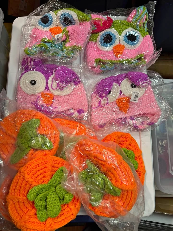Baby Hats: Owl & Pumpkin Beanies