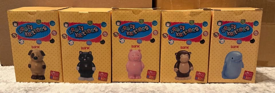 Lot of 5 Brand New Krazzy Kritters Banks - photo 2