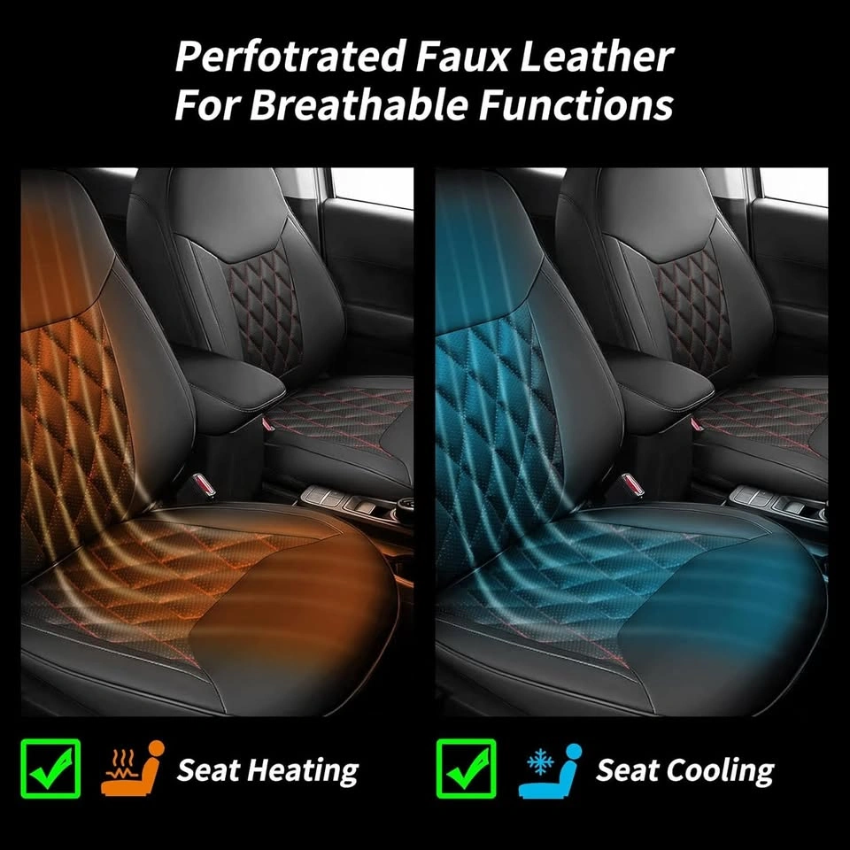 Ford Maverick 2022-2025 Front Leather Seat Covers w/ Rear Armres - photo 5