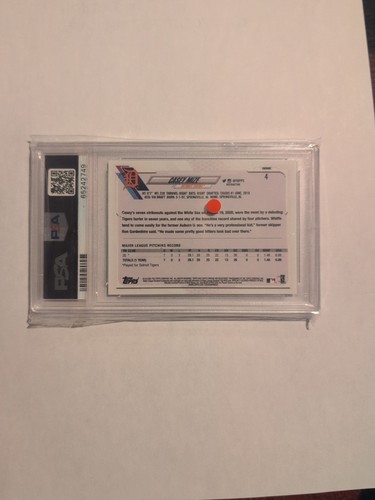 casey mize rookie PSA 9 - photo 2