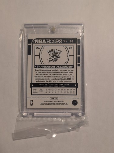2024-25 Panini NBA Hoops Winter #126 Shai Gilgeous-Alexander - photo 2