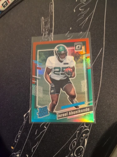 Israel Abanikanda #379 2023 PANINI DONRUSS JETS Rated Rookie