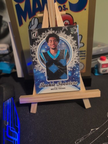 Bryce Young Donruss Rookie Card Rookie sweaters Winter Parallel