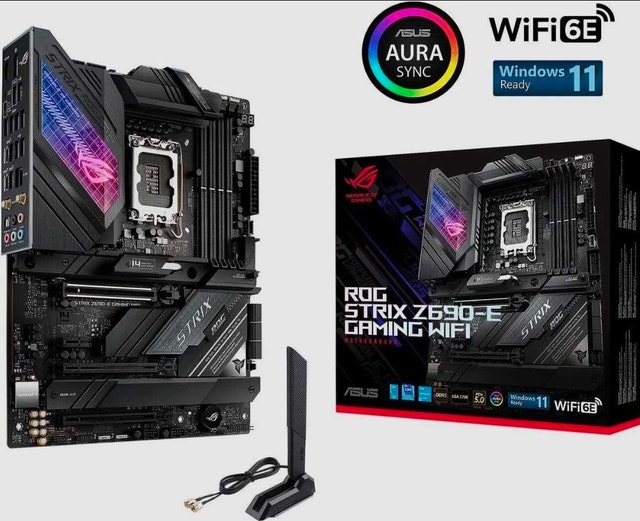 ASUS ROG Strix Z690-E & Intel Core i7-12700KF Motherboard/CPU Co - photo 4