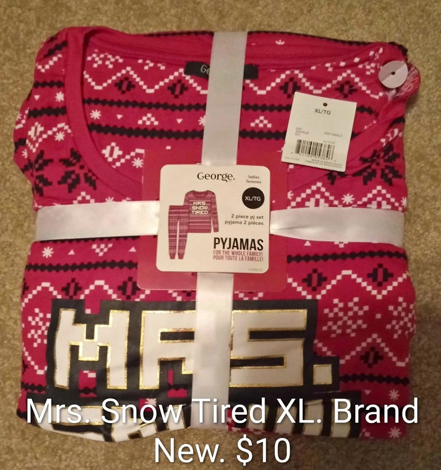 Woman's XL Christmas Pyjamas