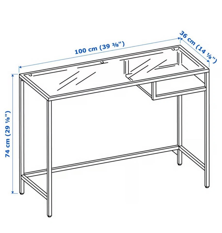 IKEA Vittsjo Glass Table - photo 4