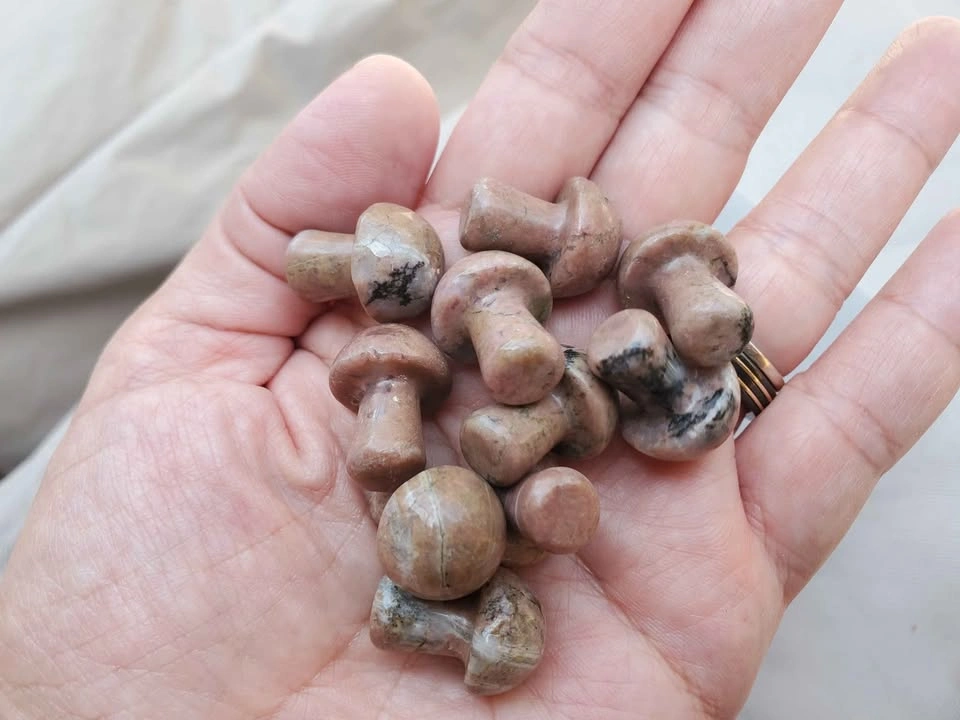 Mushroom Mini Crystals Rhodochrosite Stone - photo 3