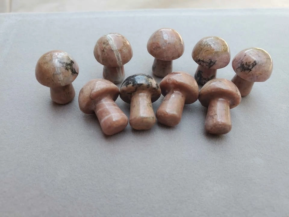 Mushroom Mini Crystals Rhodochrosite Stone - photo 4