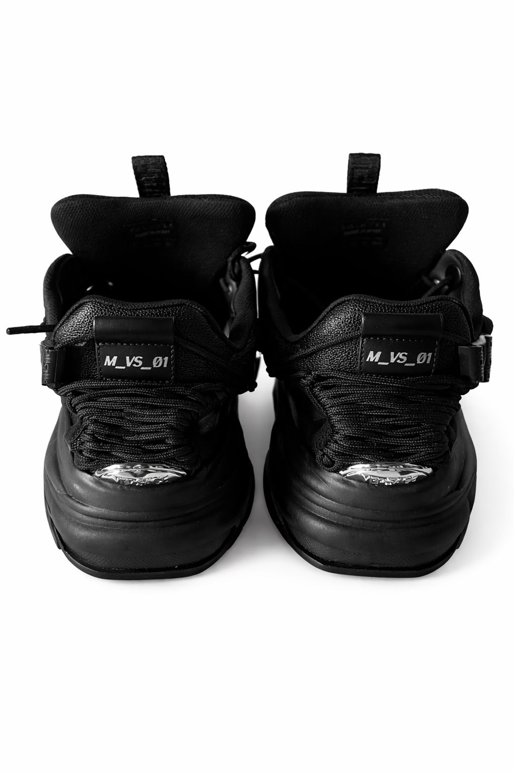 New Open Box Versace Men's Black Sneakers - Size 43 (US 11) - photo 2