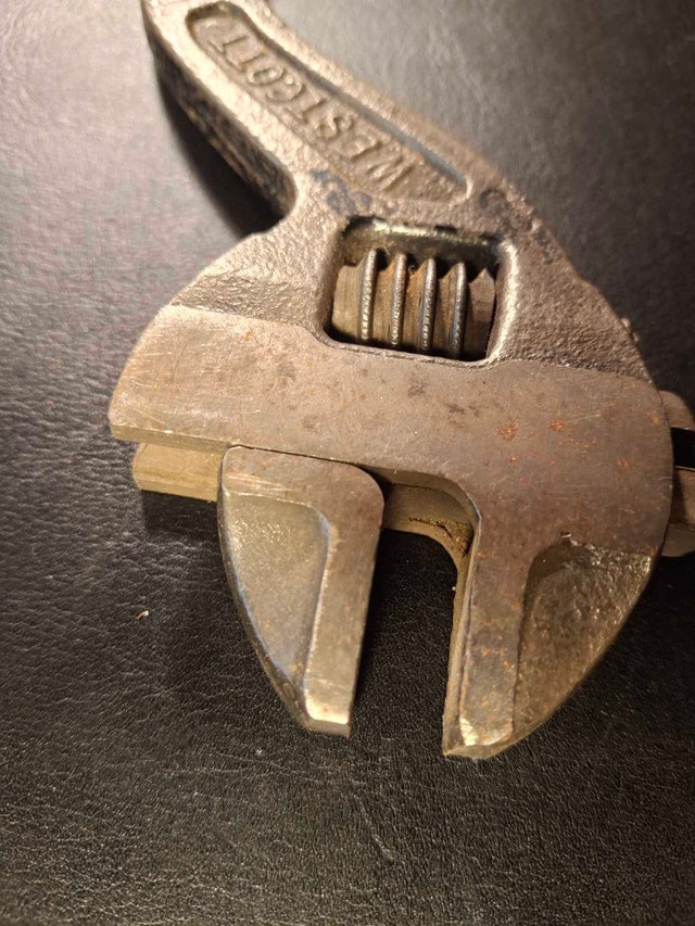 Vintage Westcott No. 78 adjustable "S" wrench 8" - photo 5
