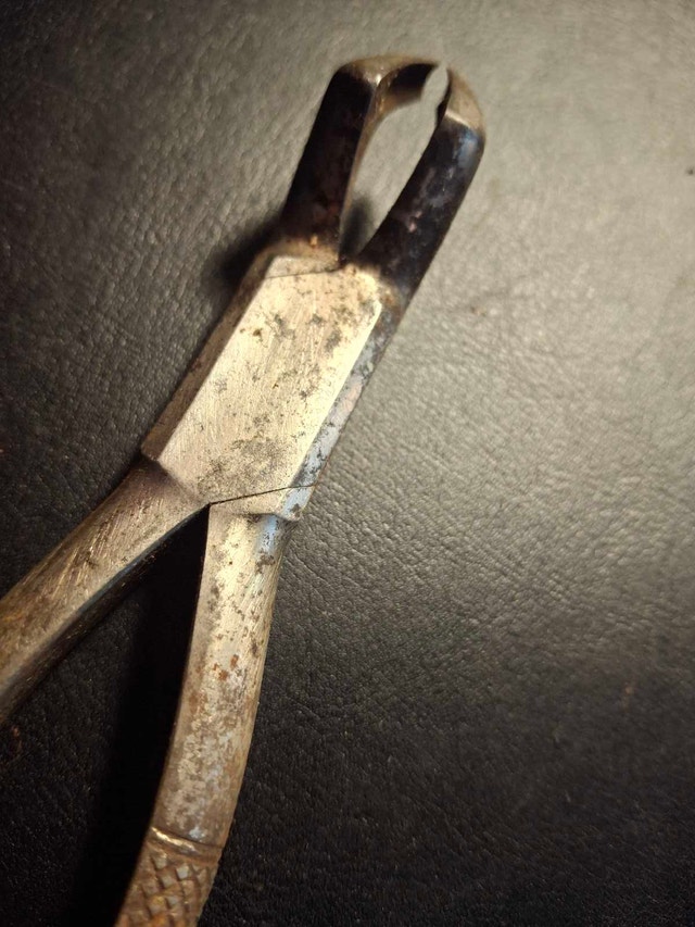 Old Dental Extraction Forcep 7" - photo 3