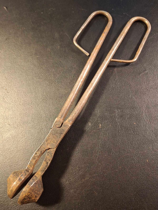 Steel Tongs 9" - blacksmithing or metalworking