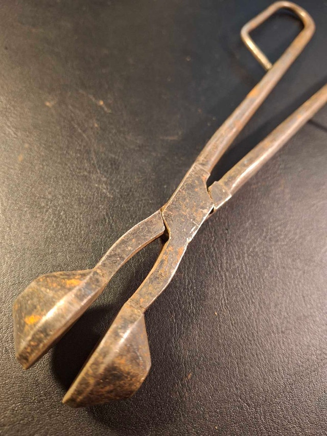 Steel Tongs 9" - blacksmithing or metalworking - photo 4