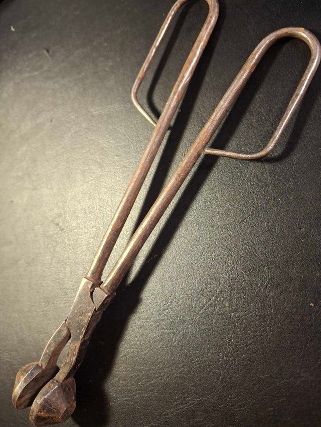 Steel Tongs 9" - blacksmithing or metalworking - photo 5