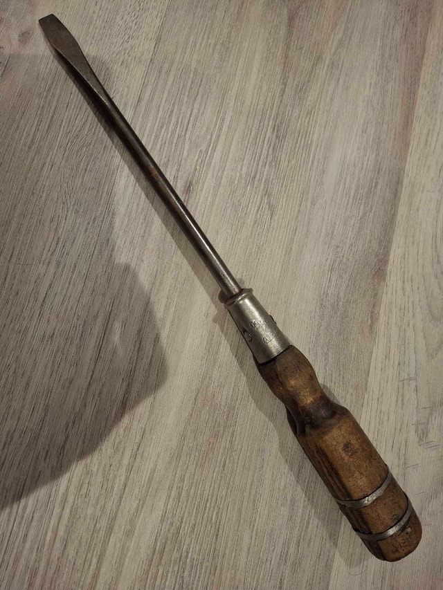 Old Stanley Hurwood Screwdriver 14" Long