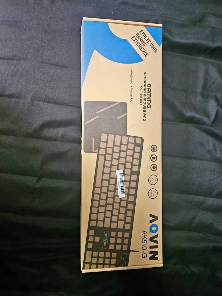 RGB Keyboard (wired) + Mouse pad - AQVIN AK510-G - $20
