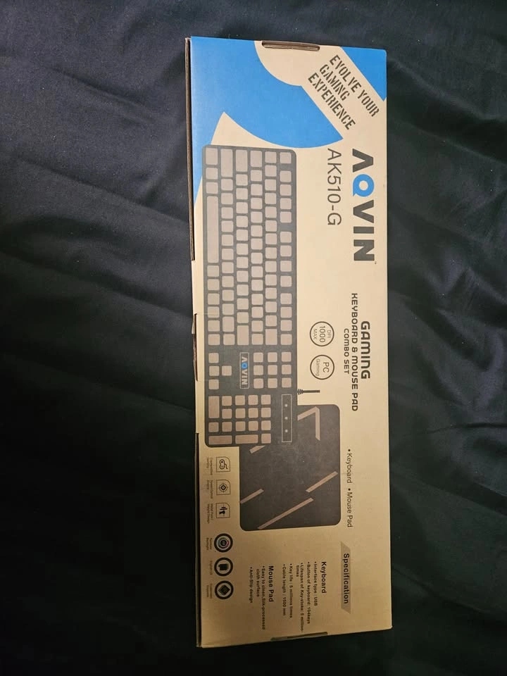 RGB Keyboard (wired) + Mouse pad - AQVIN AK510-G - $20 - photo 2