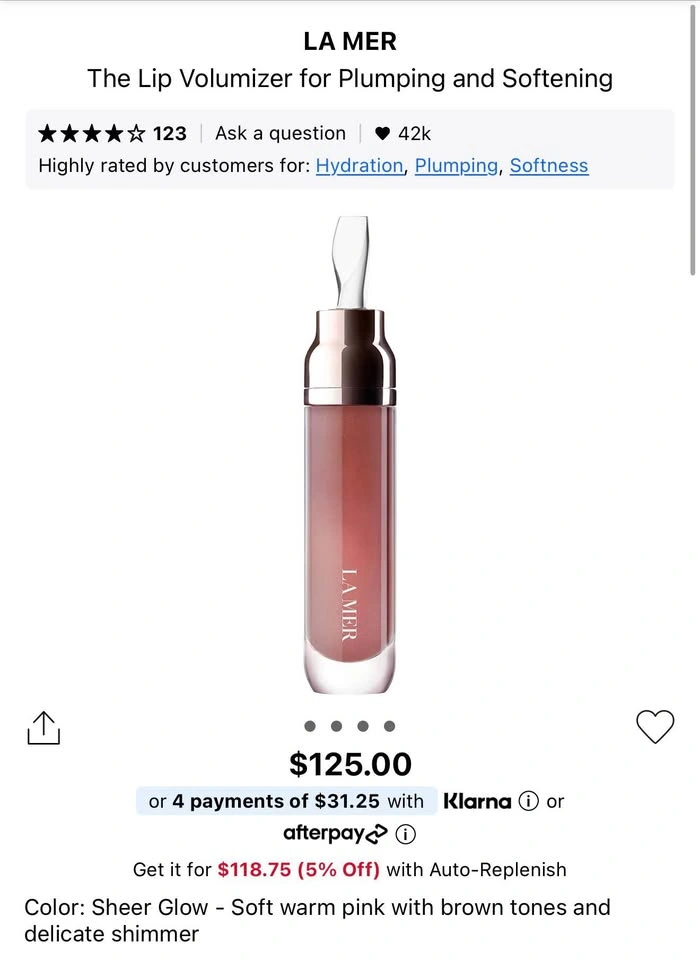 Brand New Authentic – La Mer Lip Volumizer Glosses - photo 2