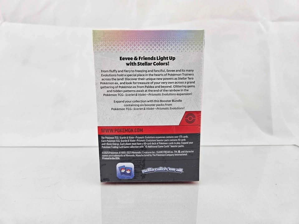 Sealed Pokemon Scarlet & Violet Prismatic Evolutions Booster Bun - photo 4