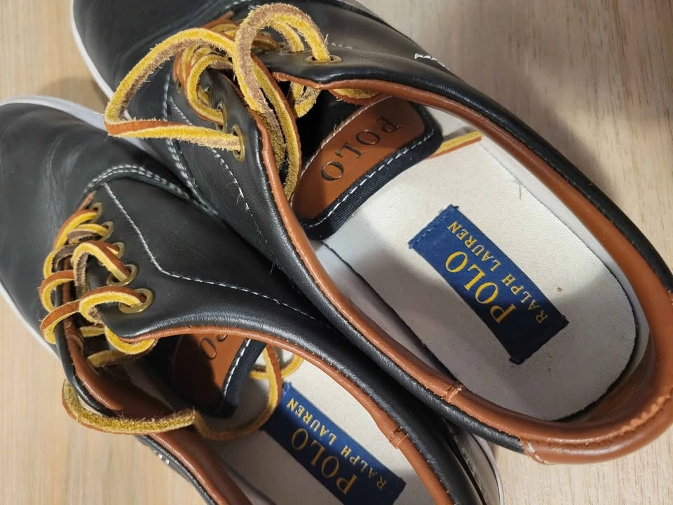 Polo Ralph Lauren Mens Sneakers Size 7/EU40 Leather - photo 5