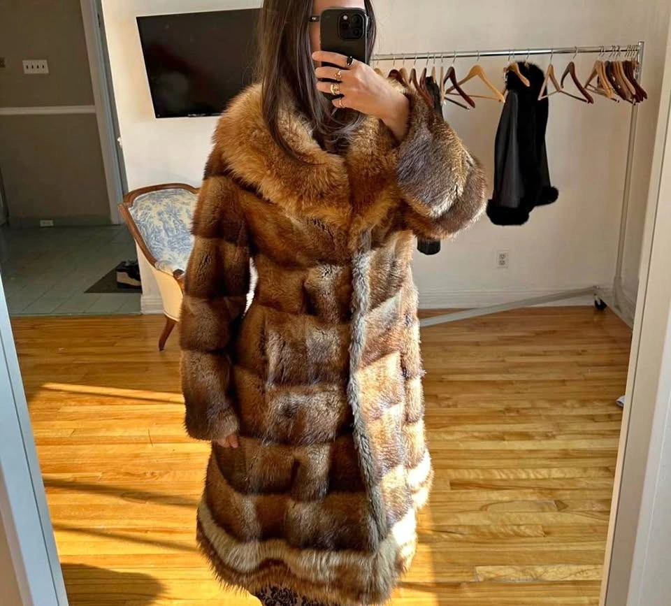 Vintage Fur Coat - Soft, Full Length and Luxurious