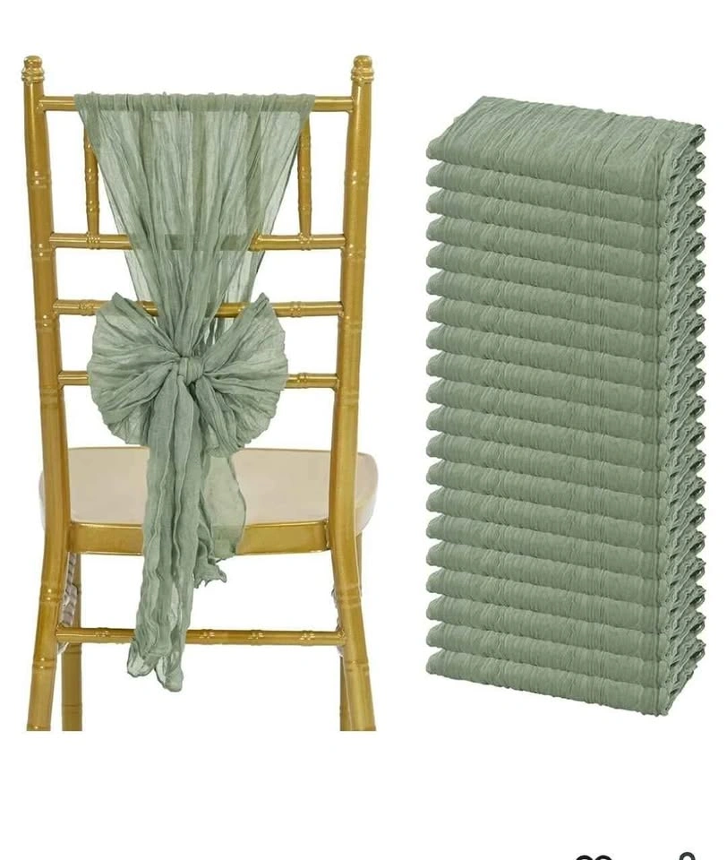 Wedding Decor: Sage Chair Satchels (110) & Terracotta Napkins (1 - photo 2