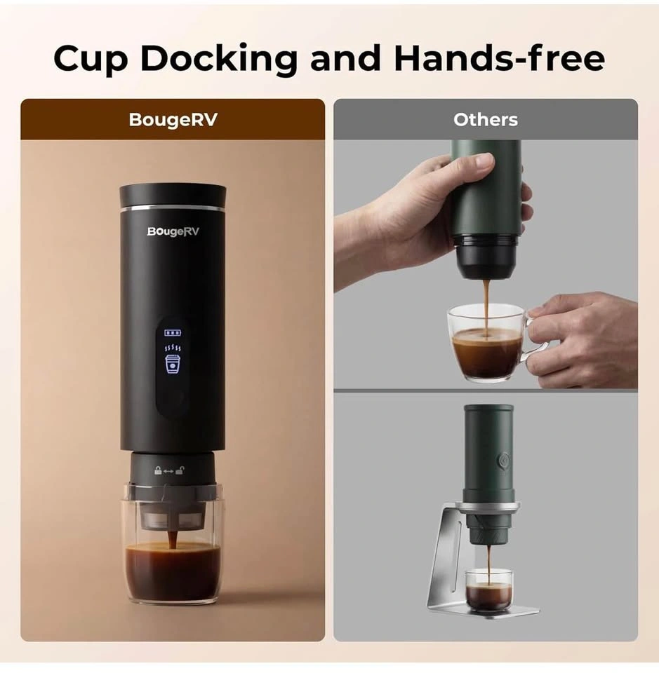 (New) Portable Coffee Maker Compatible with K Cup Coffee Pods & - photo 4