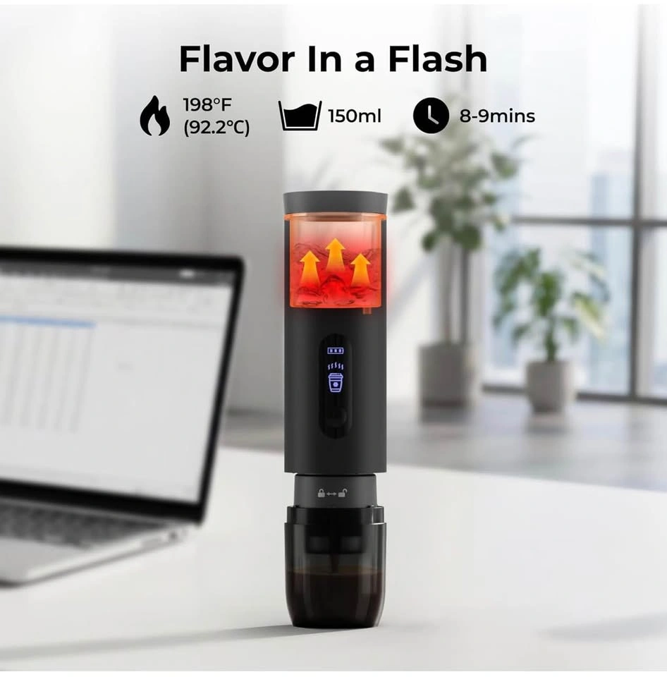 (New) Portable Coffee Maker Compatible with K Cup Coffee Pods & - photo 5