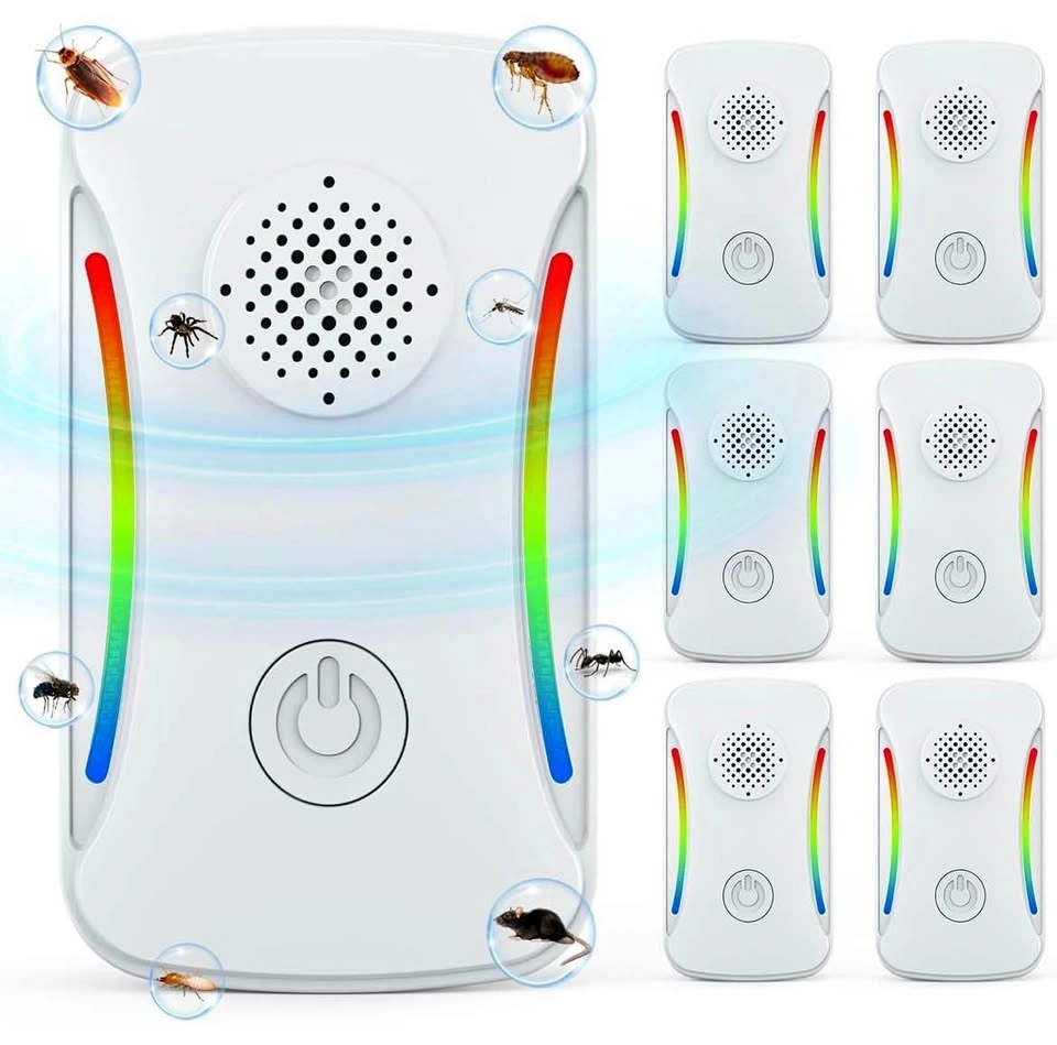 Upgraded 6 Packs Ultrasonic Pest Repeller Indoor